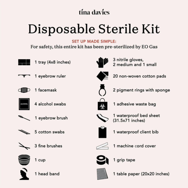 Tina Davies Disposable Sterile Kit - Whats Included